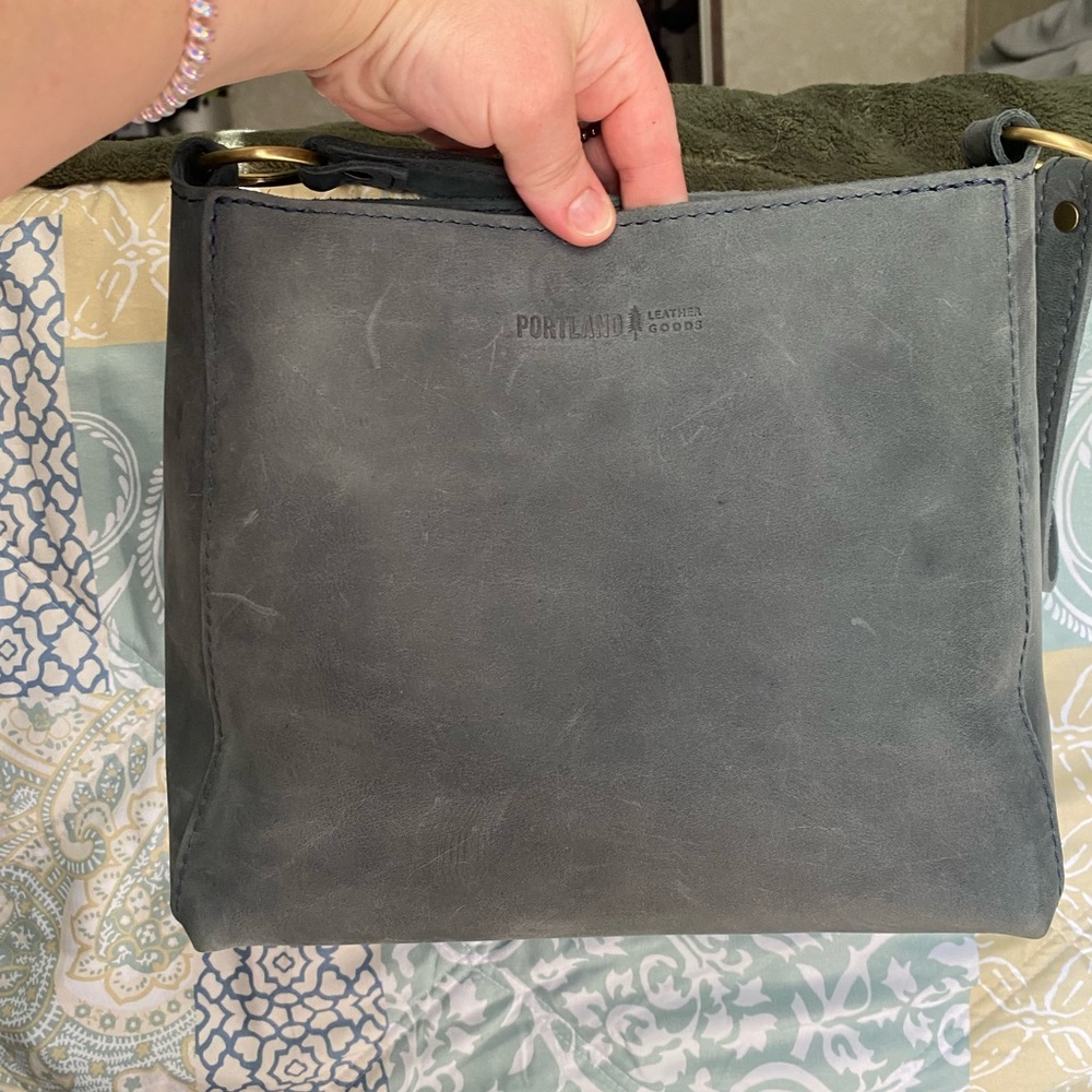 Portland Leather Goods storm triangle Shoulder Bag
